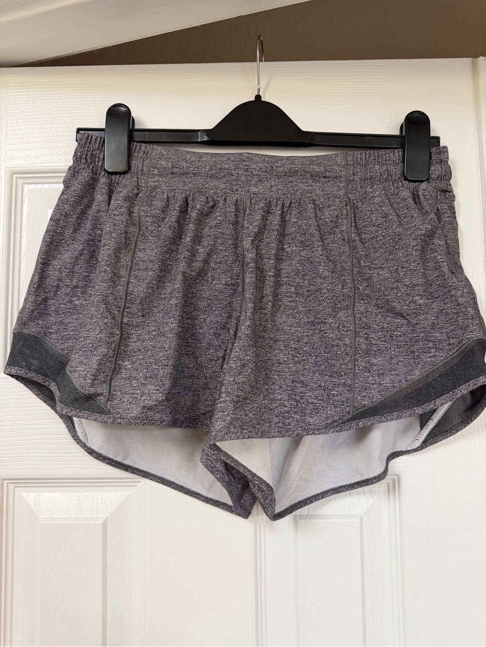 lululemon athletica Heathered Charcoal Athletic Shorts